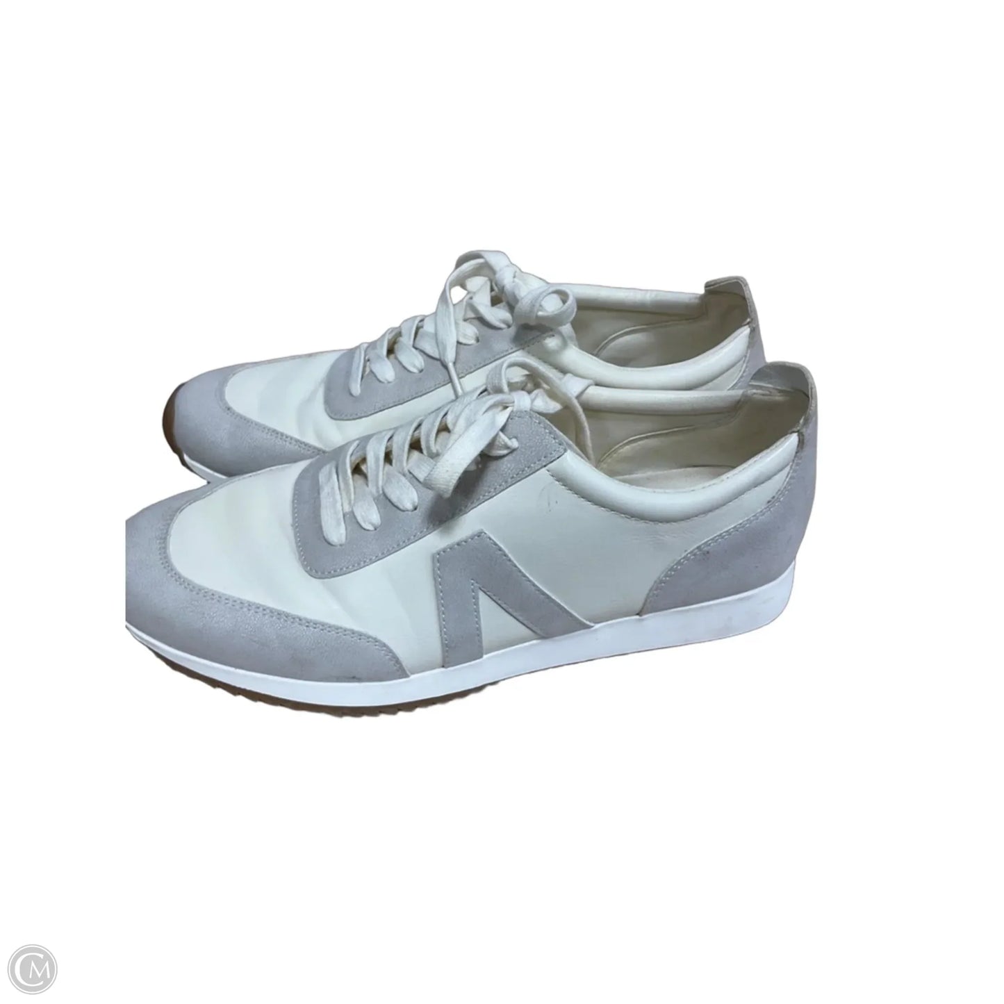 Shoes Sneakers By Mia In Cream, Size: 10