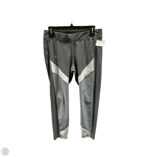 Athletic Capris By Under Armour In Grey, Size: L