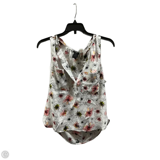 Top Sleeveless By Ann Taylor In Floral Print, Size: M