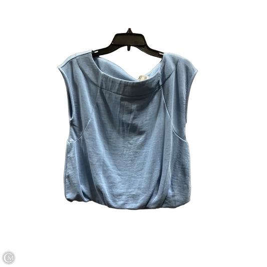 Top Short Sleeve By Loft In Blue, Size: Xs