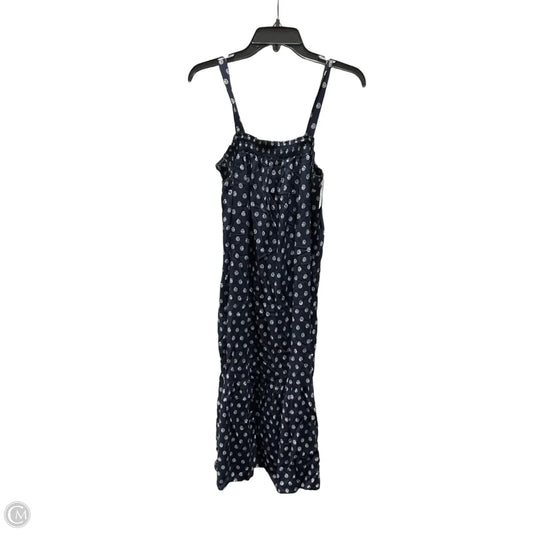 Dress Casual Midi By Loft In Navy, Size: M