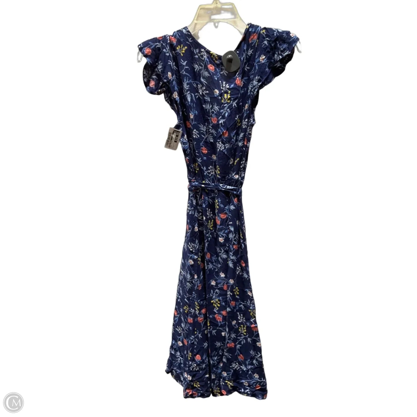 Dress Casual Midi By Lucky Brand In Blue, Size: S