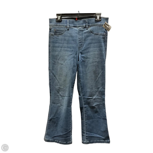 Jeans Straight By Spanx In Blue Denim, Size: 12