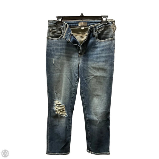 Jeans Straight By Kut In Blue Denim, Size: 8