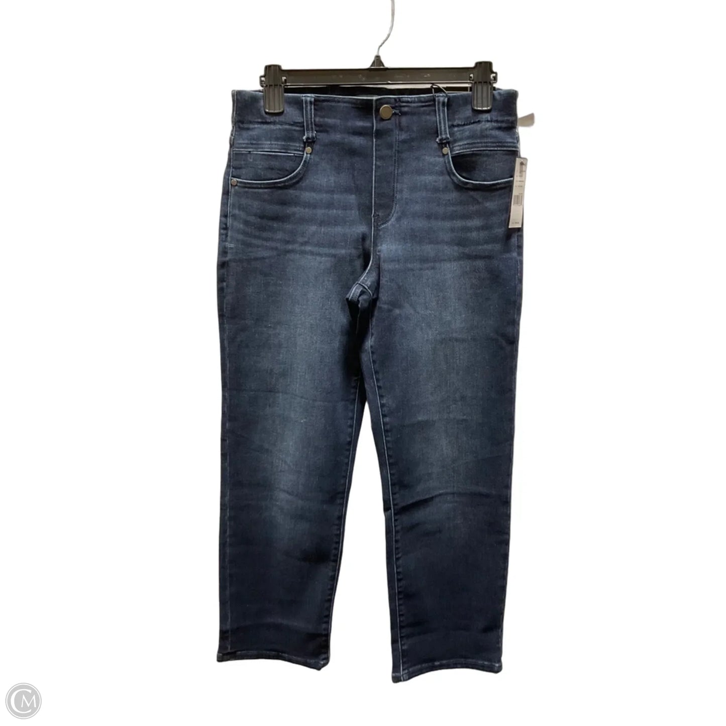 Jeans Straight By Liverpool In Blue Denim, Size: 8