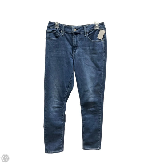 Jeans Skinny By Levis In Blue Denim, Size: 6