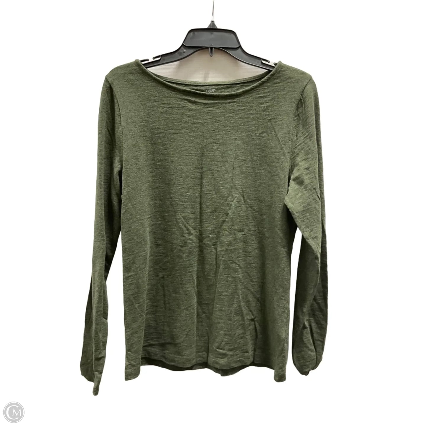 Top Long Sleeve By J. Crew In Green, Size: L