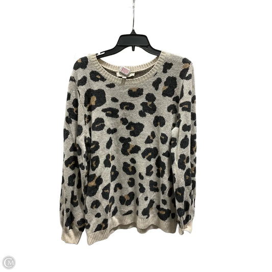 Sweater By Loft In Animal Print, Size: M