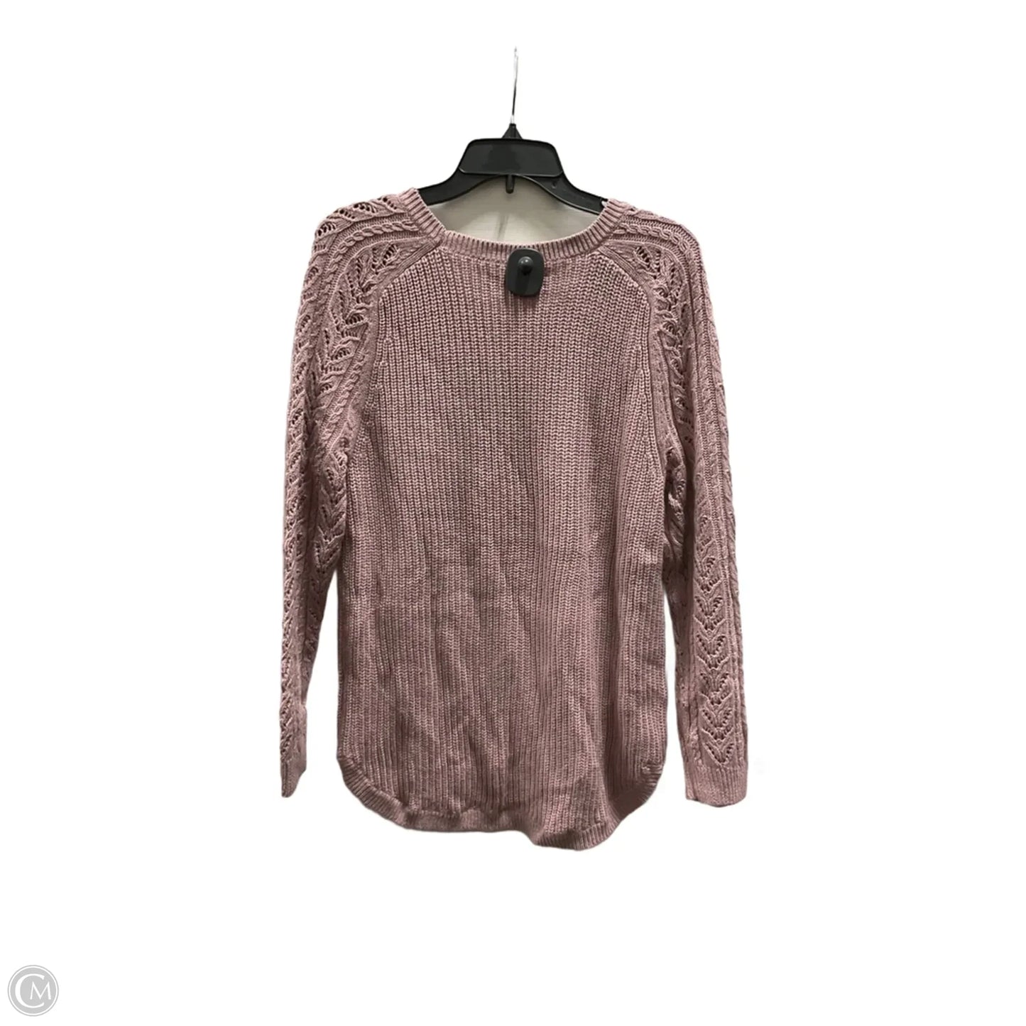 Top Long Sleeve By Loft In Pink, Size: L