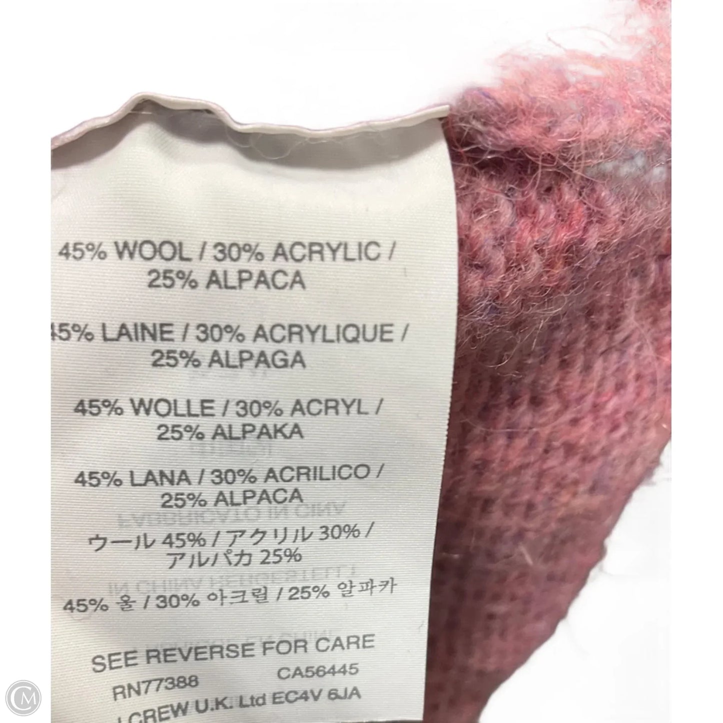 Sweater By J. Crew In Pink, Size: M