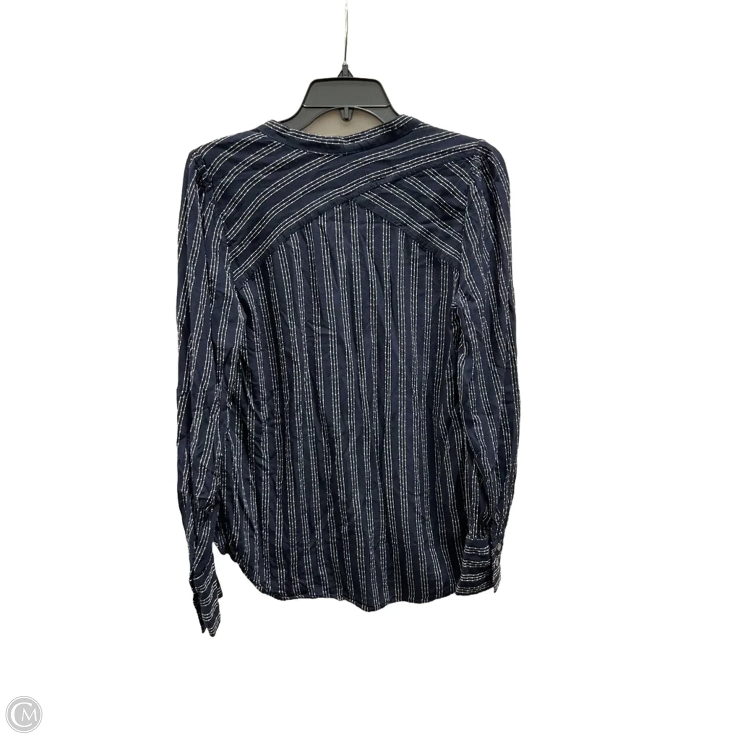 Top Long Sleeve By Loft In Blue, Size: S