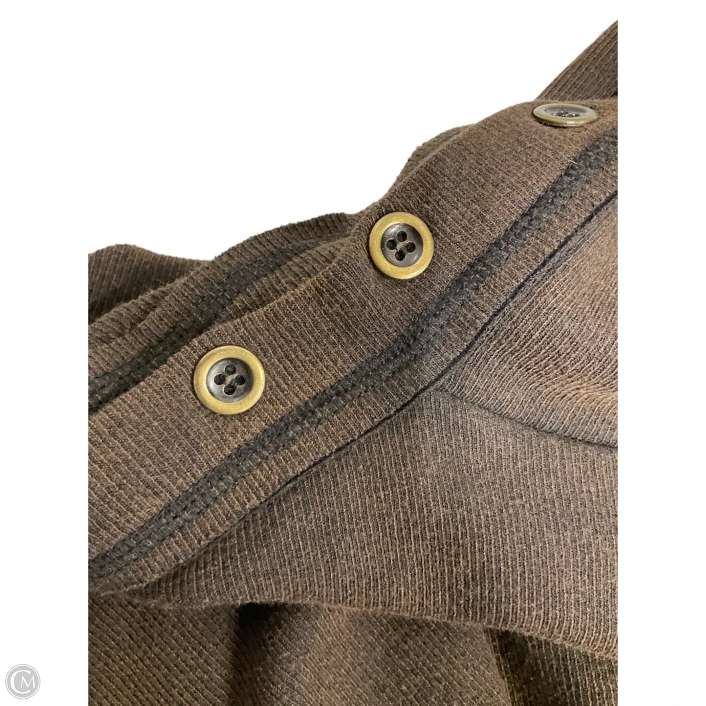 Top Long Sleeve By Pol In Brown, Size: S