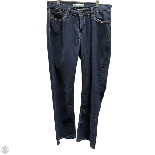 Jeans Boot Cut By Levis In Blue Denim, Size: 12