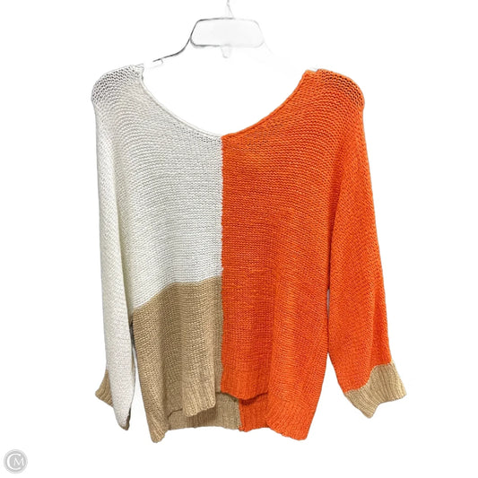 Top Long Sleeve By Kori America In Orange, Size: S