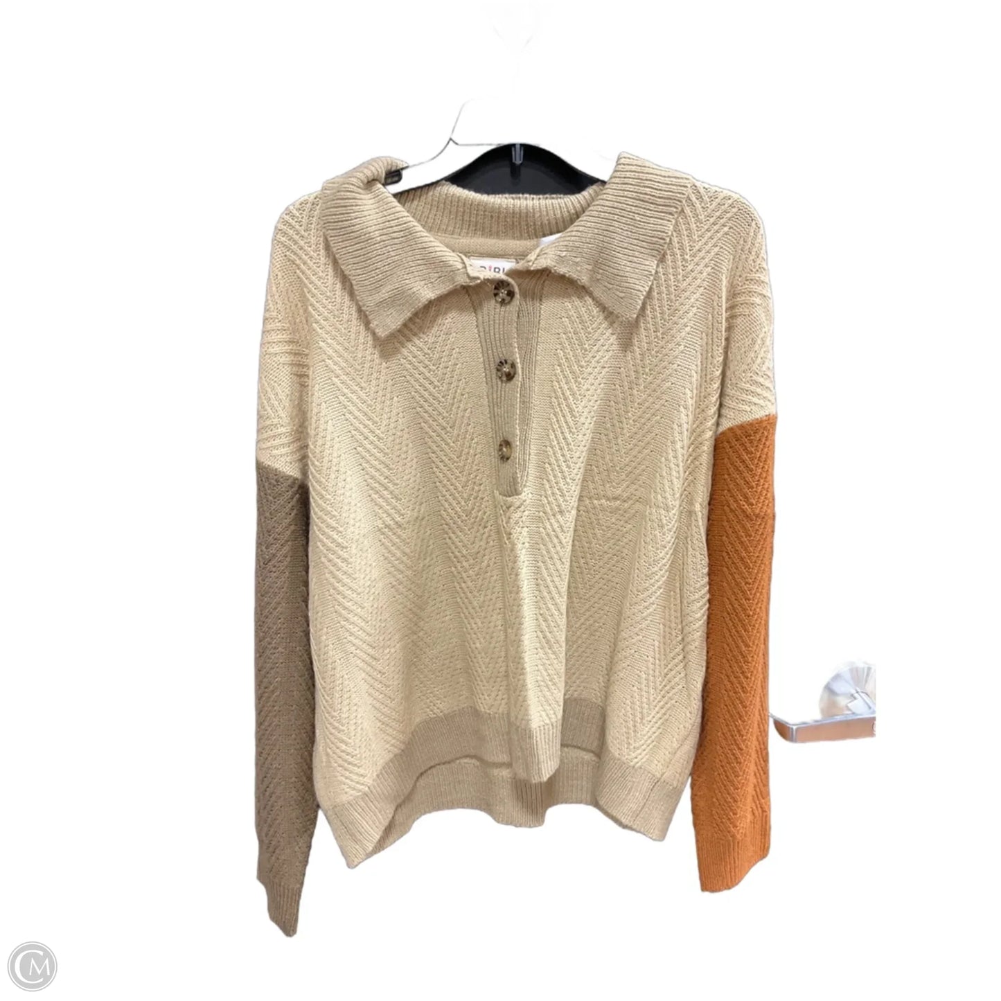 Sweater By Bibi In Brown, Size: S