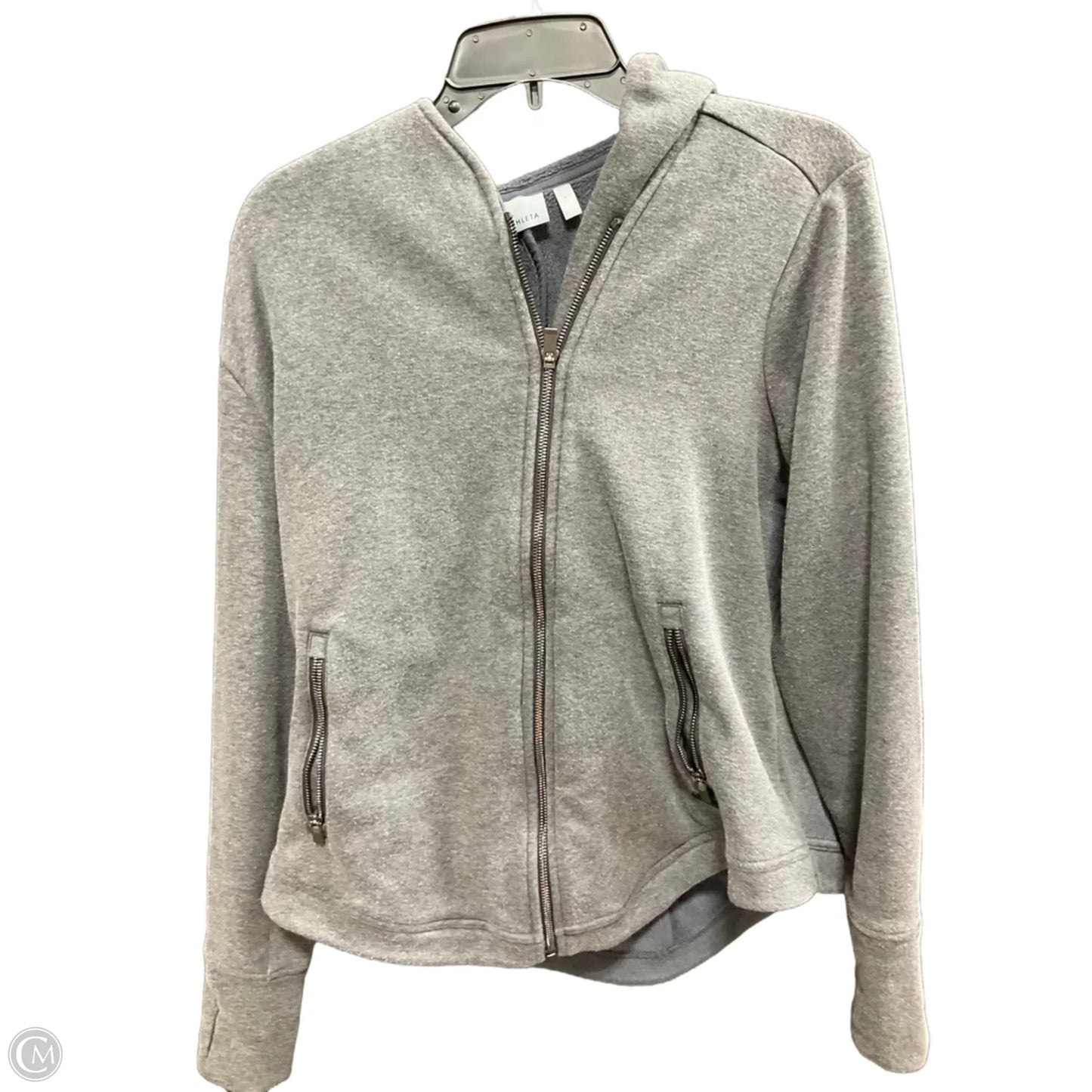 Athletic Sweatshirt Hoodie By Athleta In Grey, Size: Xl