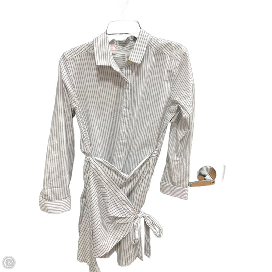 Blouse Long Sleeve By Gap In White, Size: S