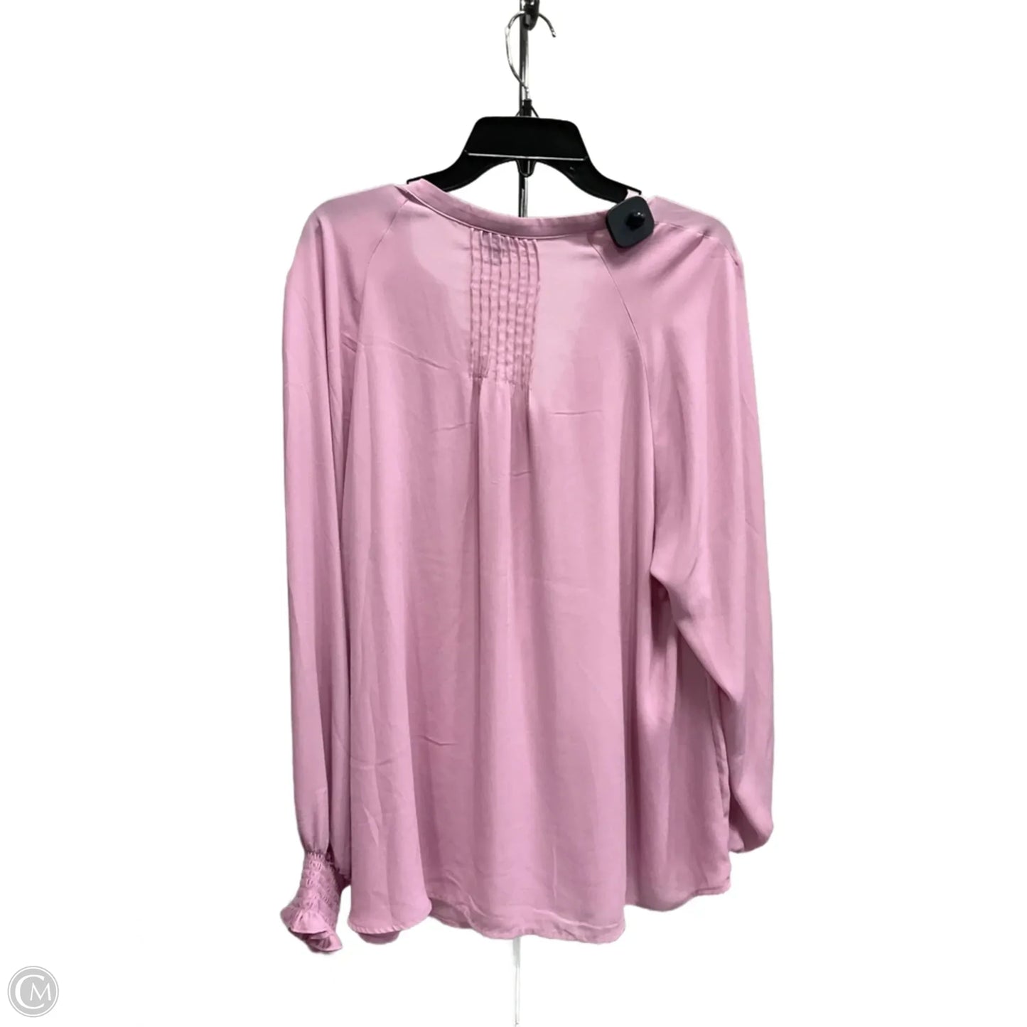Top Long Sleeve By Torrid In Pink, Size: 1x
