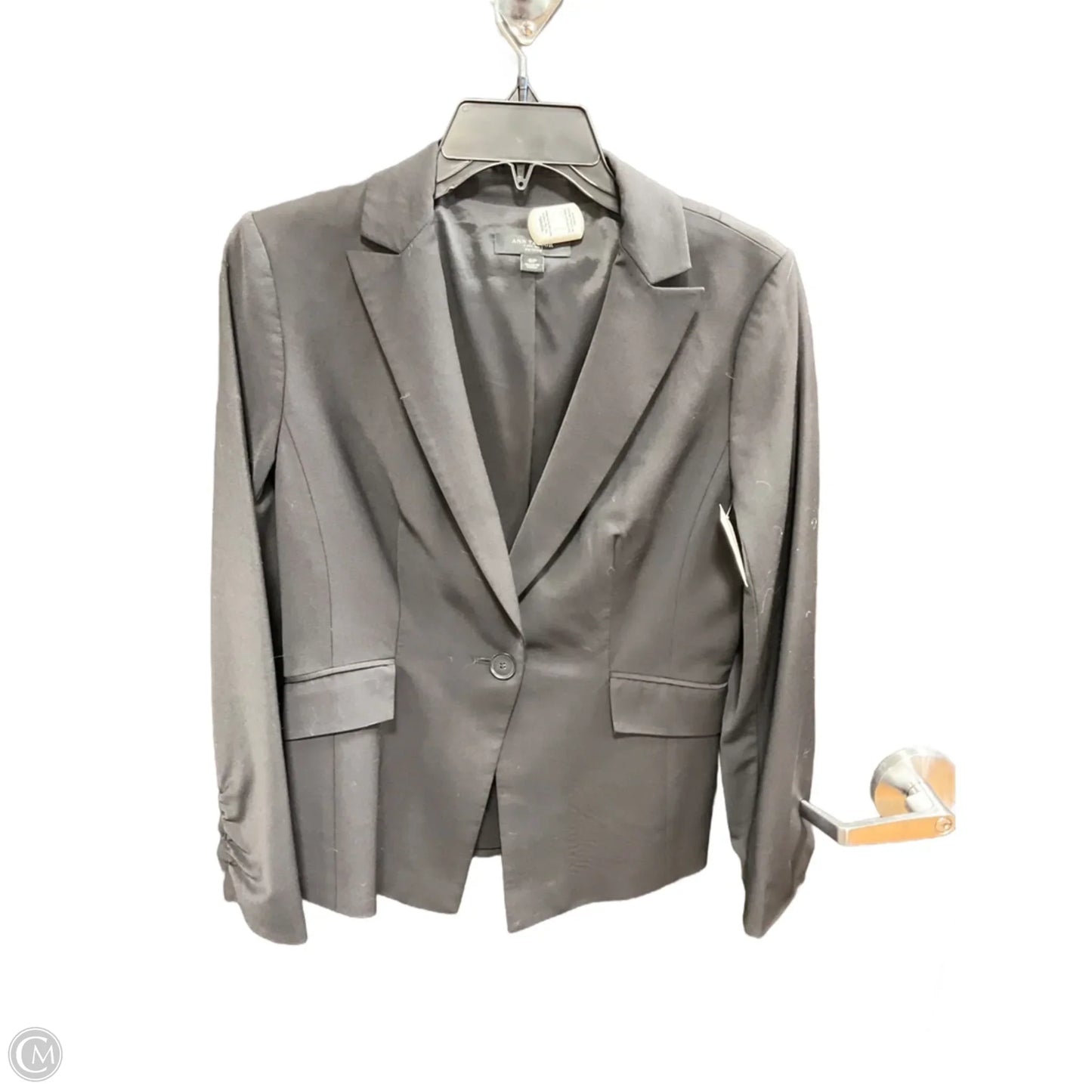 Blazer By Ann Taylor In Black, Size: 8p