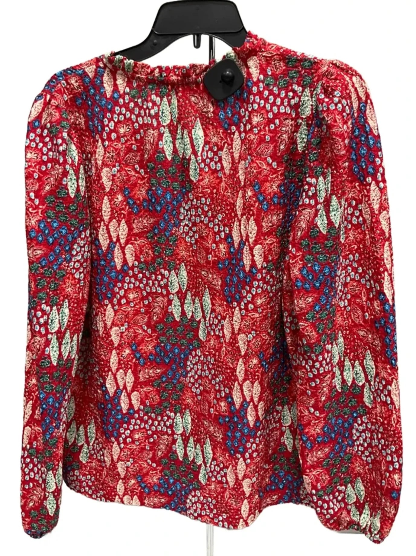 Top Long Sleeve By Loft In Red, Size: L