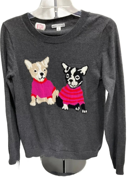 Top Long Sleeve By J. Crew In Grey, Size: S