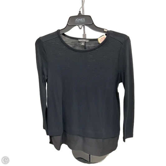 Top Long Sleeve By J. Crew In Black, Size: Xs