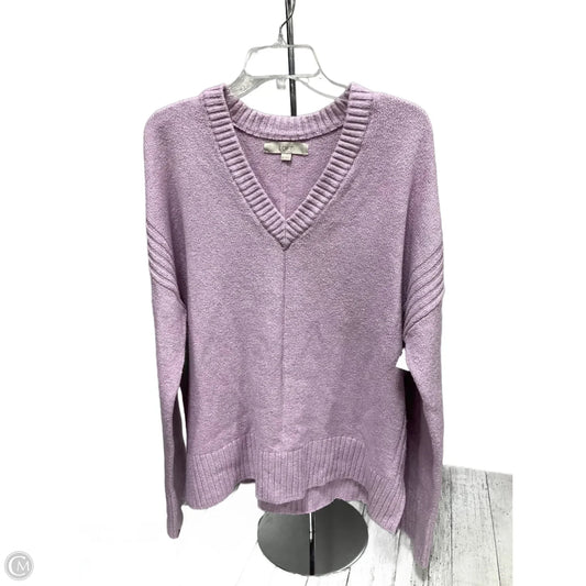 Sweater By Loft In Pink, Size: Xl