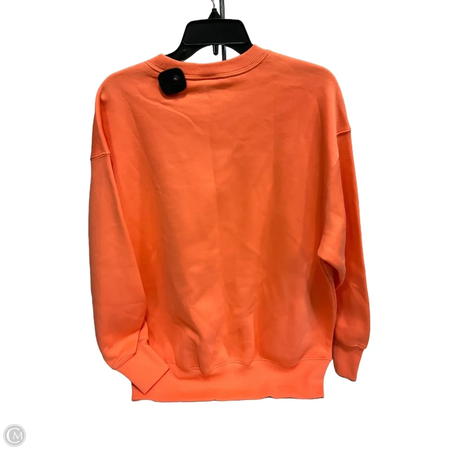 Sweatshirt Crewneck By Nike In Orange, Size: M