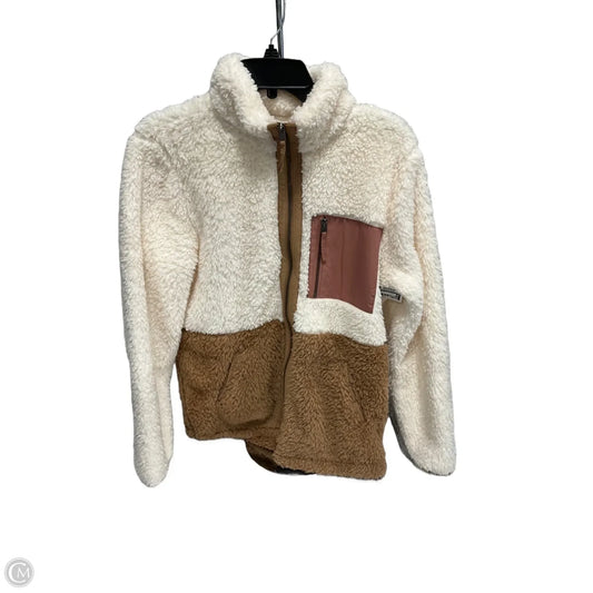 Jacket Faux Fur & Sherpa By Maurices In White, Size: M