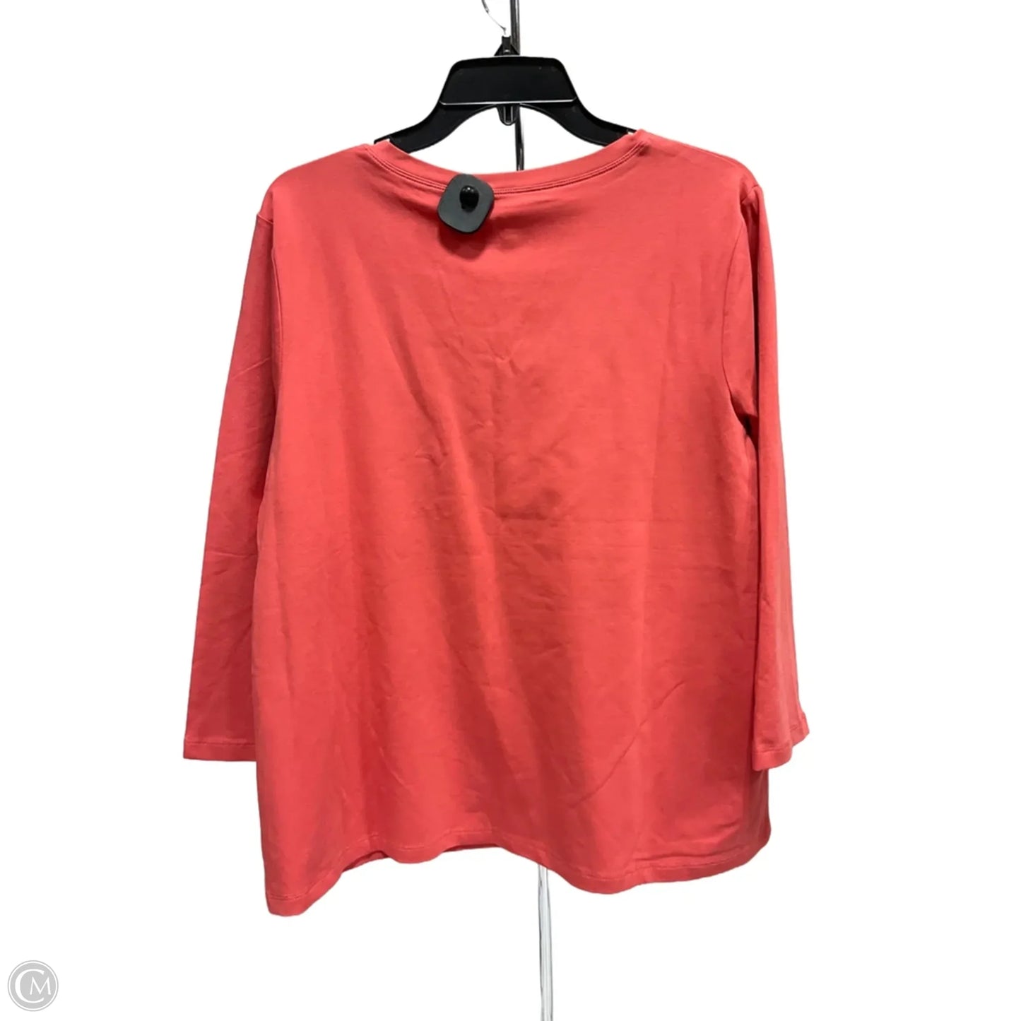 Top Long Sleeve By Chicos In Orange, Size: Xl