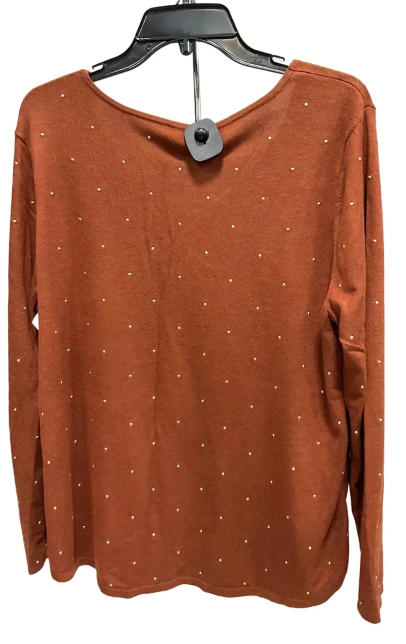 Top Long Sleeve By Chicos In Brown, Size: L