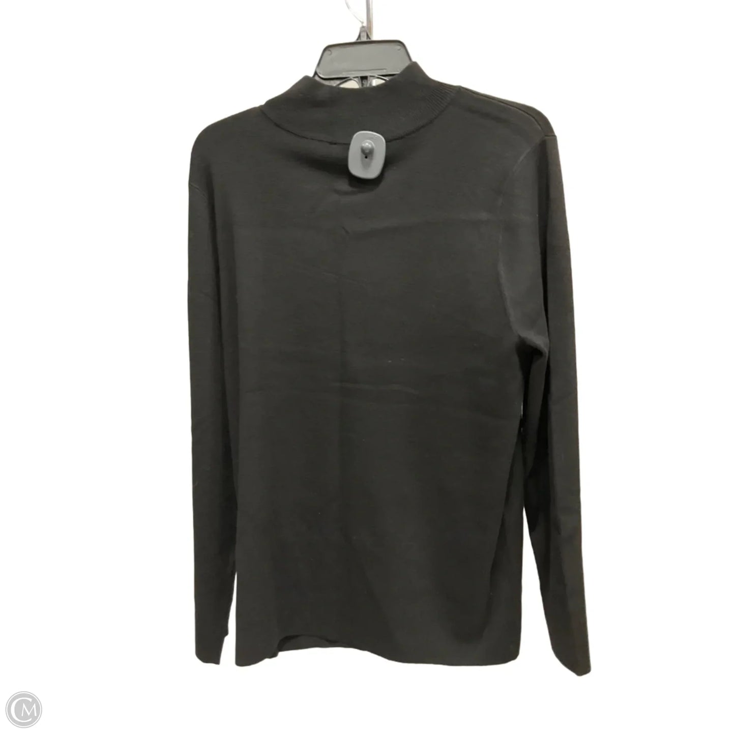 Top Long Sleeve By Chicos In Black, Size: Xl