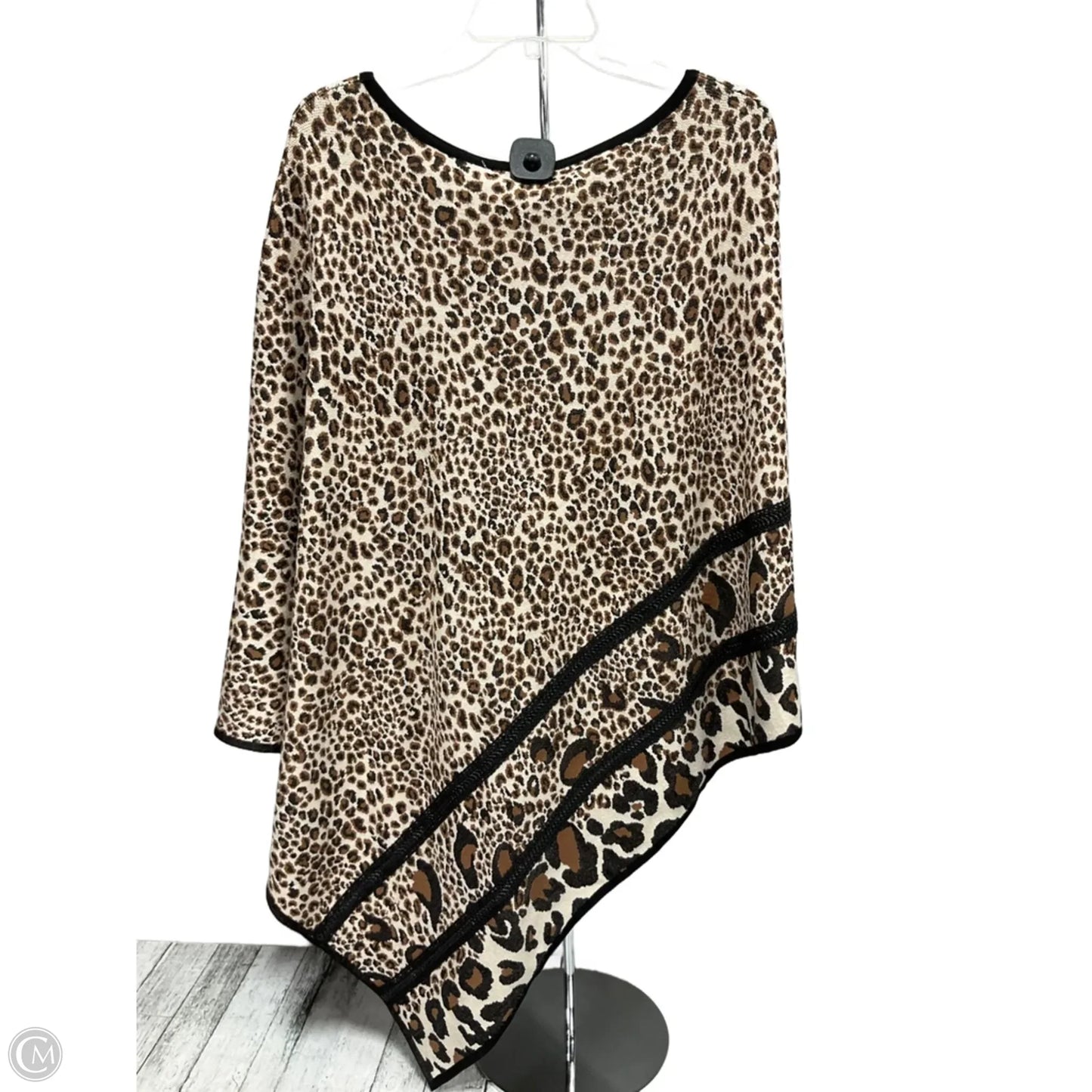 Shawl By Chicos In Animal Print, Size: L