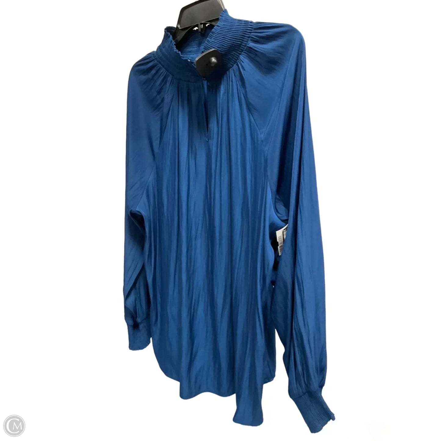 Top Long Sleeve By Chicos In Blue, Size: Xxl