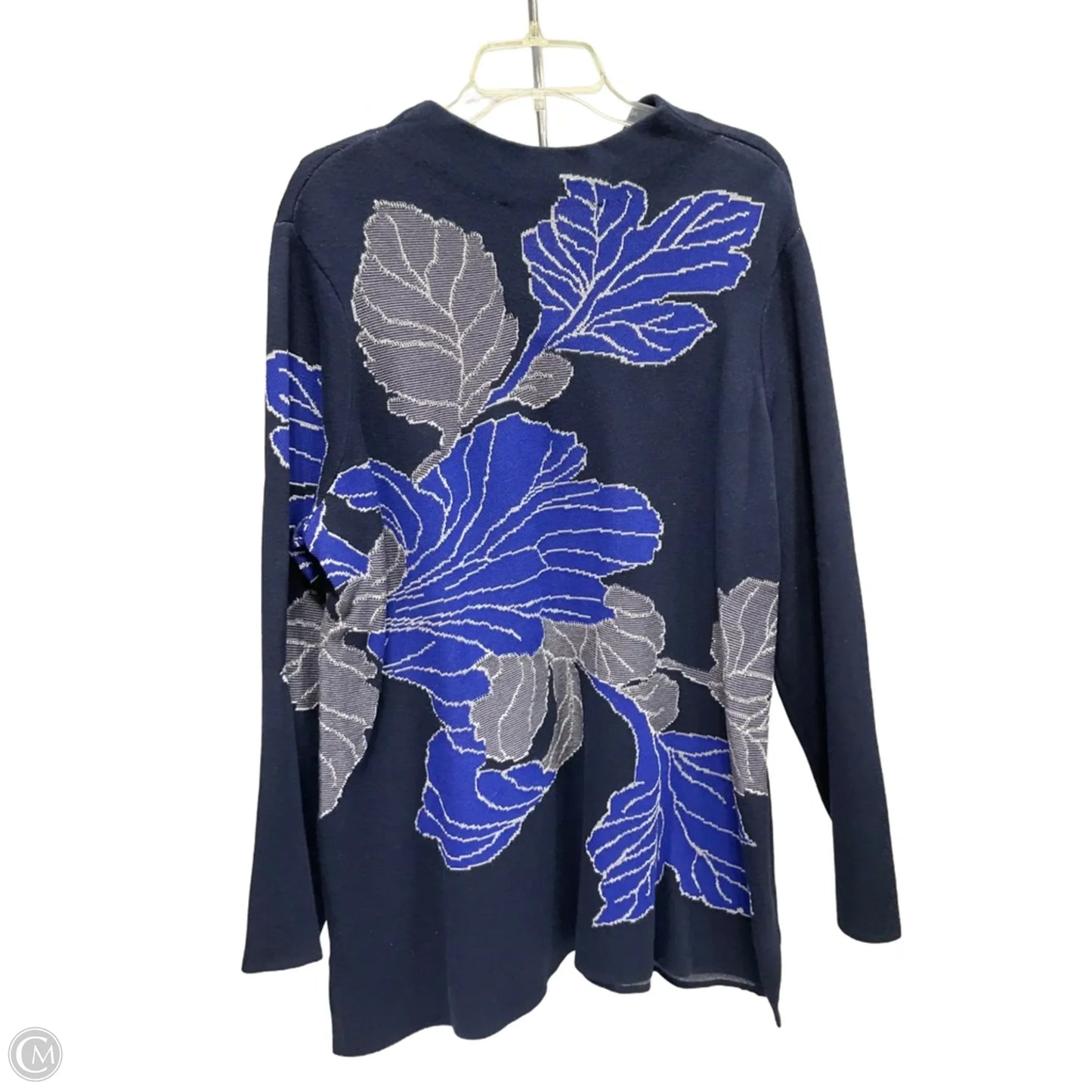 Top Long Sleeve By Chicos In Blue, Size: Xxl