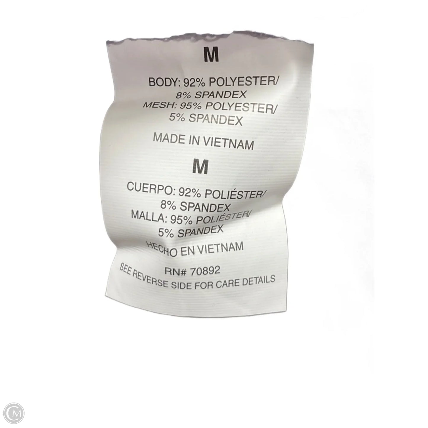 Athletic Top Long Sleeve Collar By Apana In Blue, Size: M