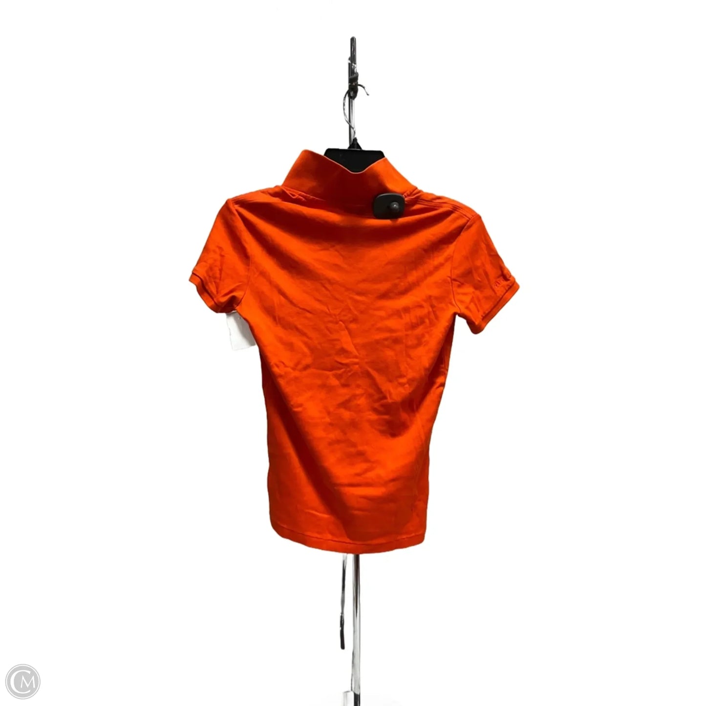 Top Short Sleeve By Ralph Lauren In Orange, Size: S