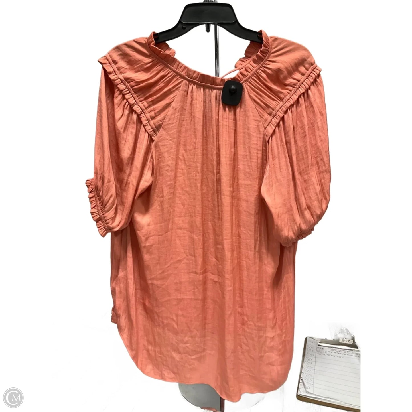Top Short Sleeve By Rachel Roy In Orange, Size: L