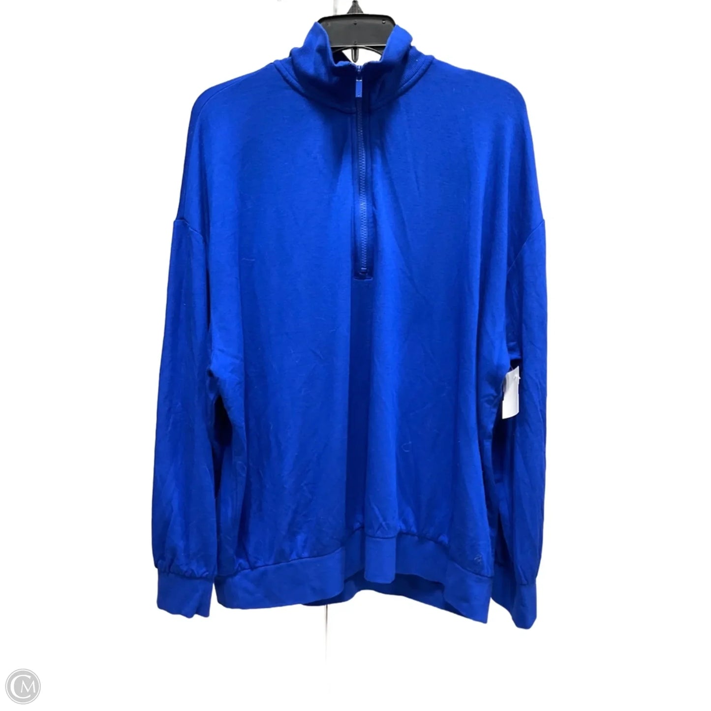 Athletic Jacket By Lou And Grey In Blue, Size: Xxl