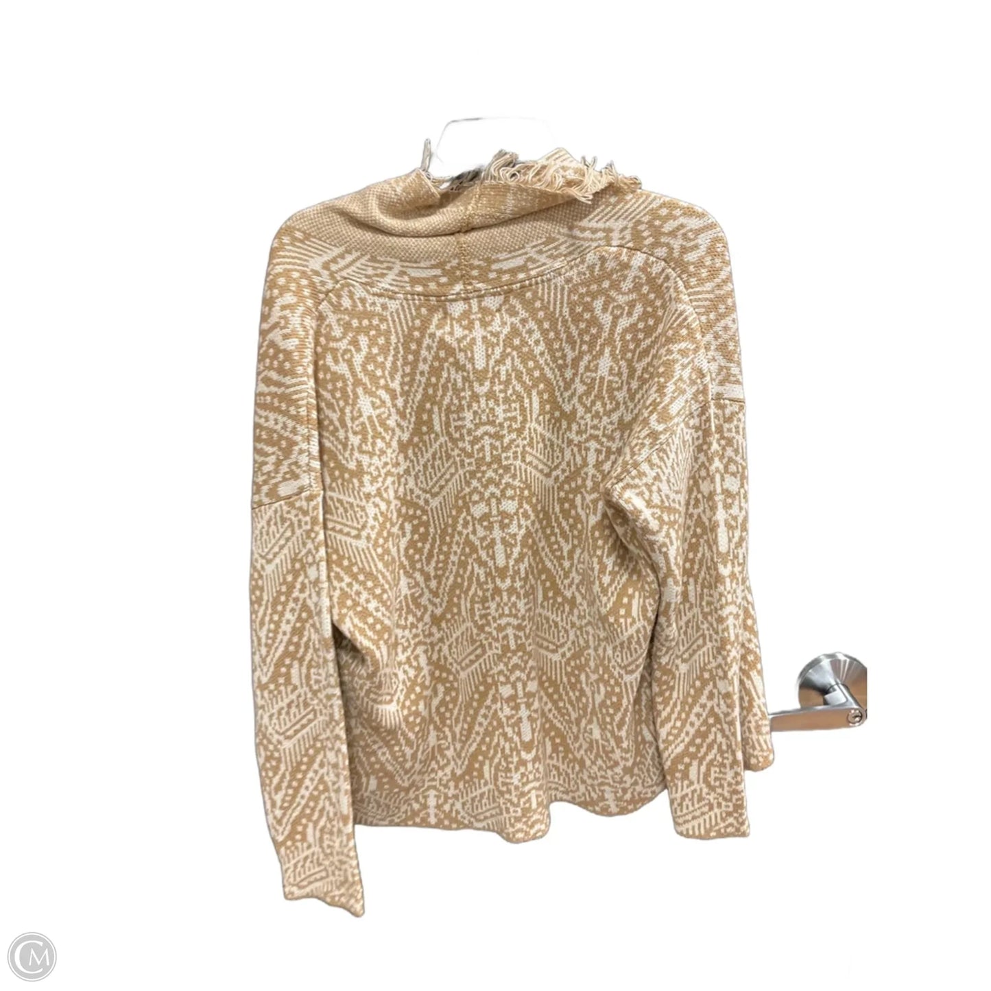 Cardigan By Lucky Brand In Beige, Size: S