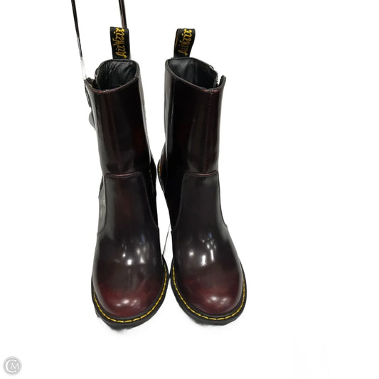 Boots Ankle Heels By Dr Martens In Red, Size: 7