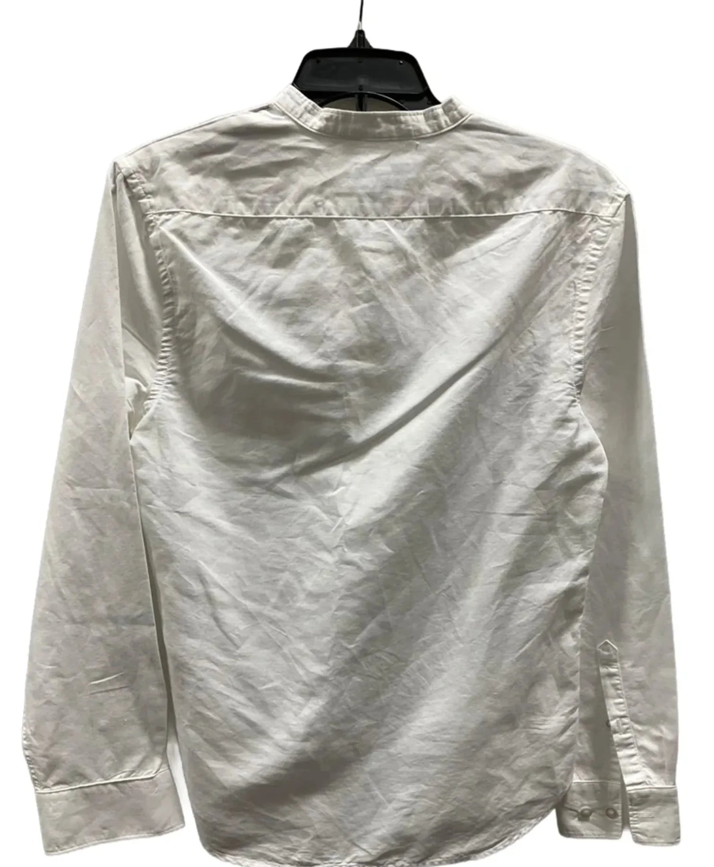 Top Long Sleeve By Express In White, Size: Xs