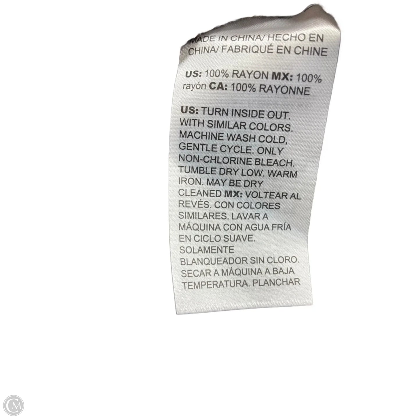 Top Sleeveless By Chicos In Animal Print, Size: M