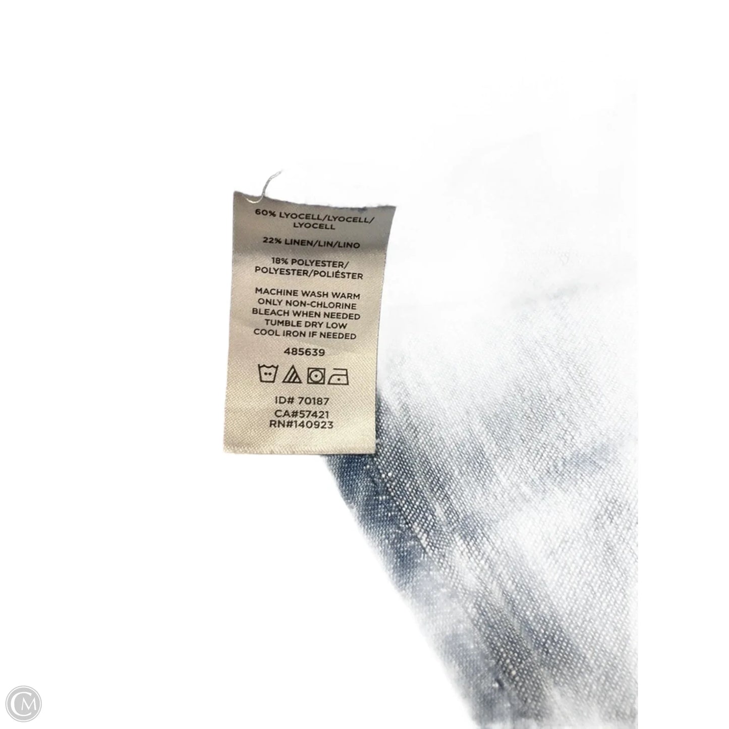 Top Long Sleeve By Loft In Blue Denim, Size: 16