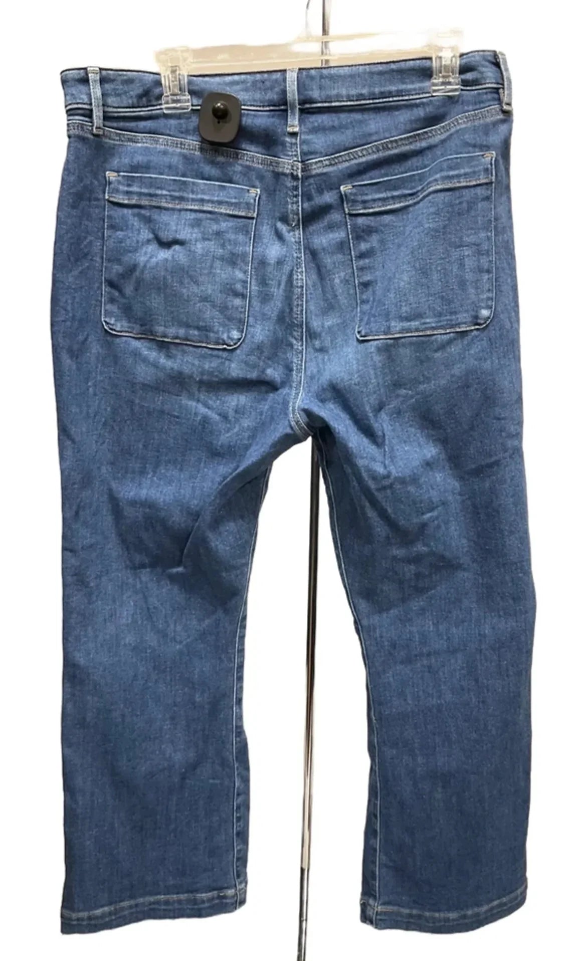 Jeans Boot Cut By Loft In Blue Denim, Size: 14