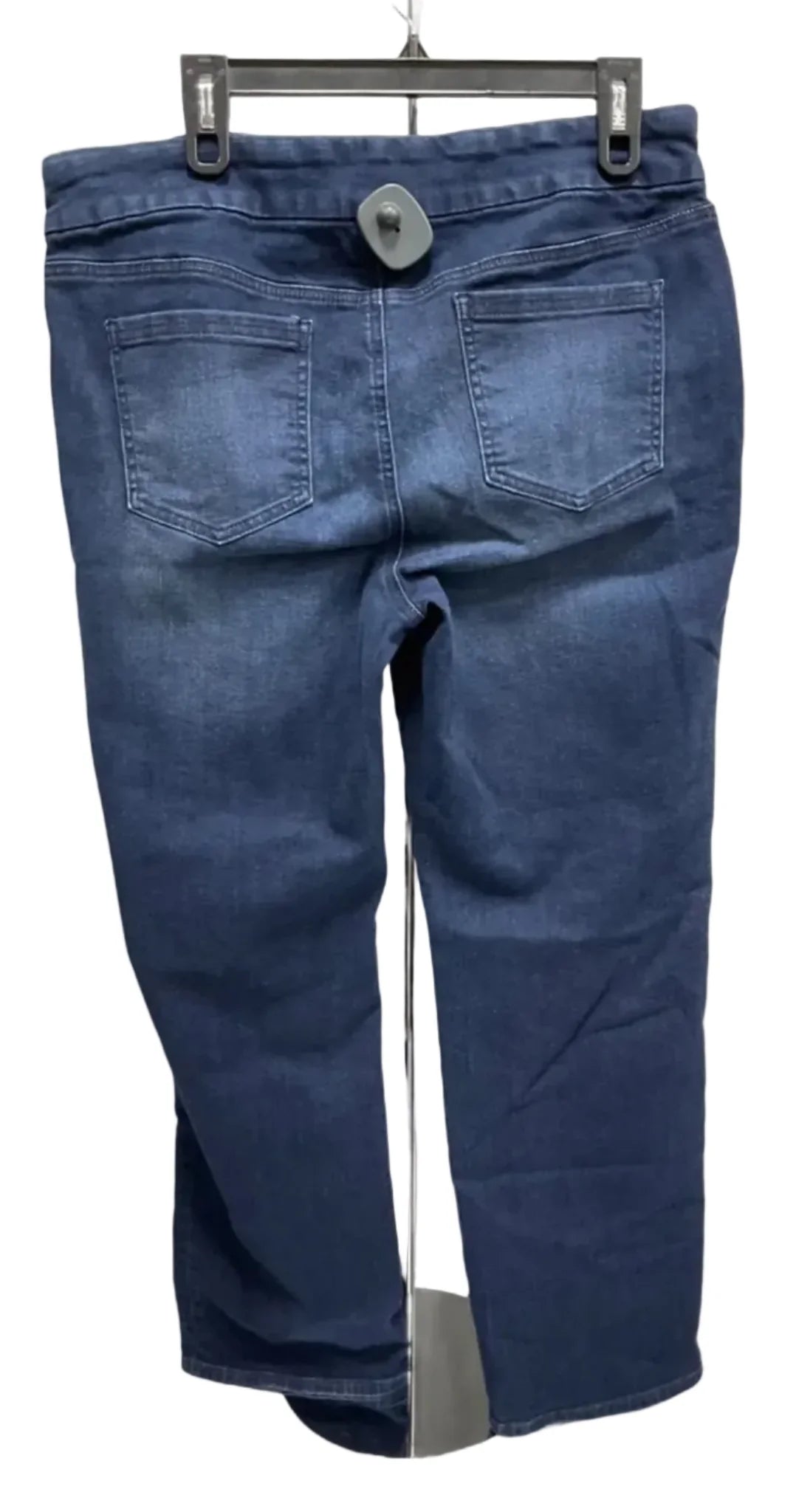 Jeans Straight By Chicos In Blue Denim, Size: 14