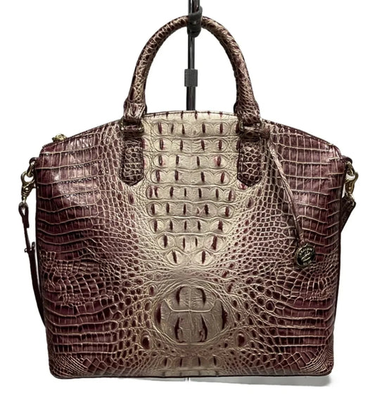Handbag Designer By Brahmin, Size: Large