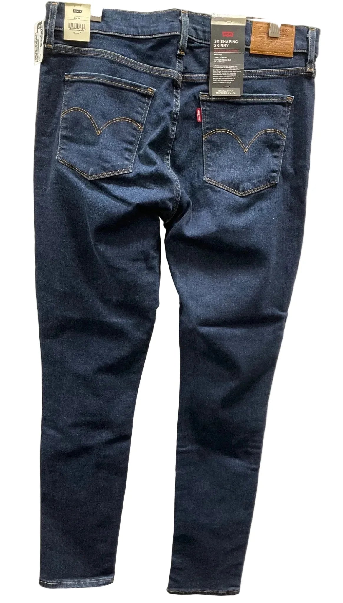 Jeans Skinny By Levis In Blue Denim, Size: 8