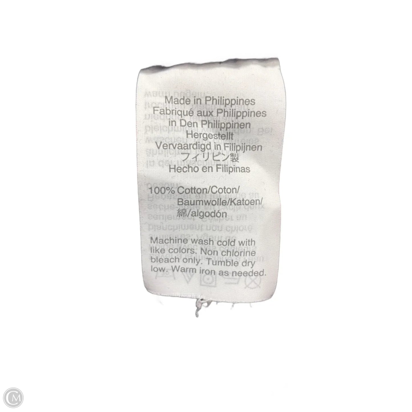 Top Long Sleeve By Madewell In Plaid Pattern, Size: M