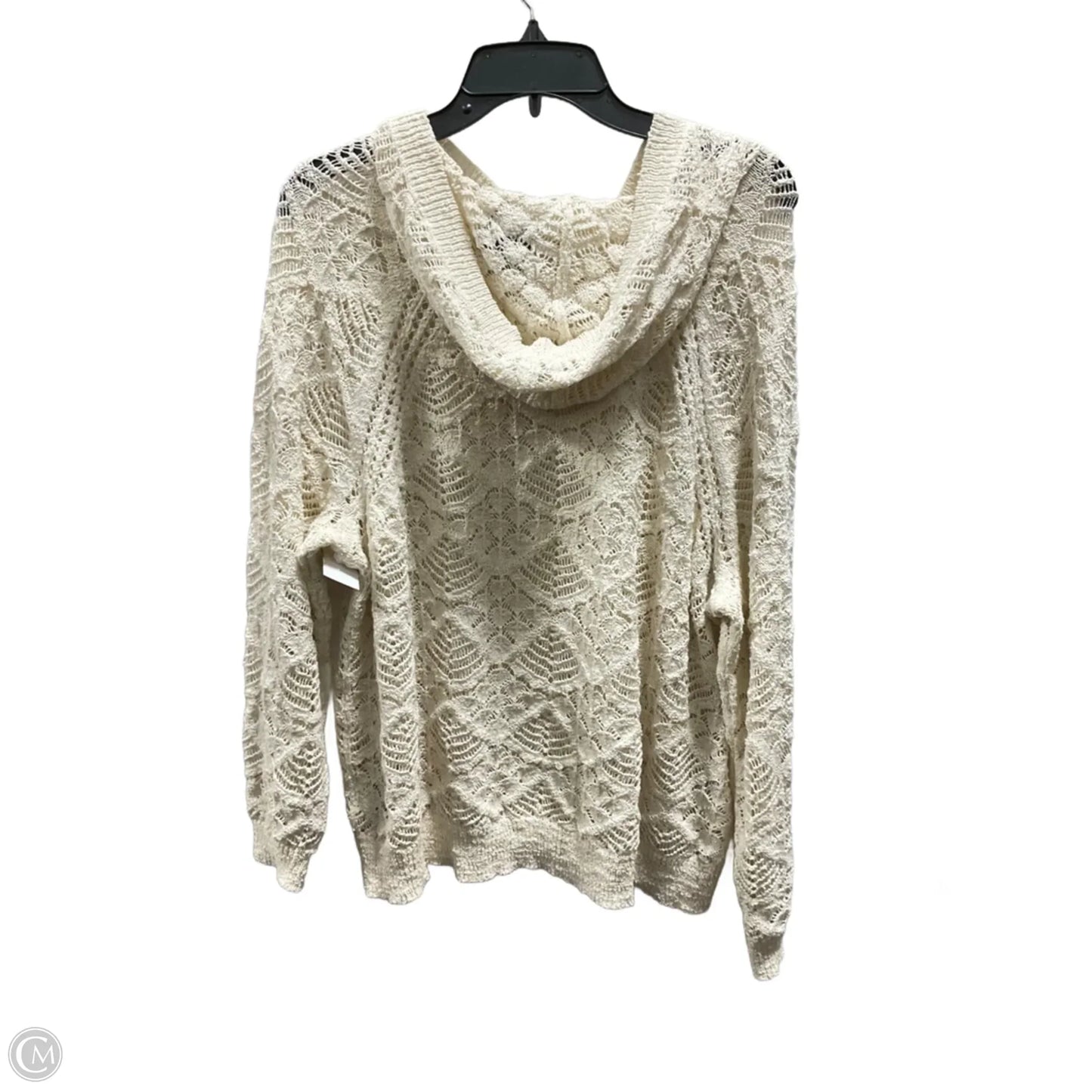 Top Long Sleeve By Torrid In White, Size: Xl